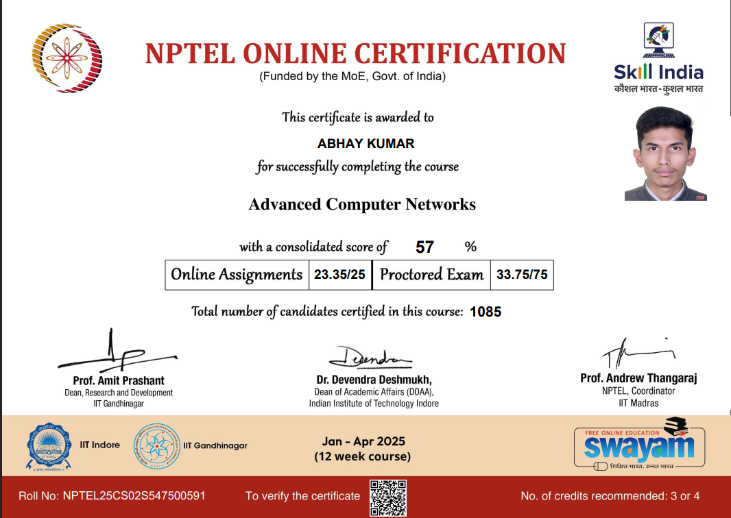 Advanced Computer Networks